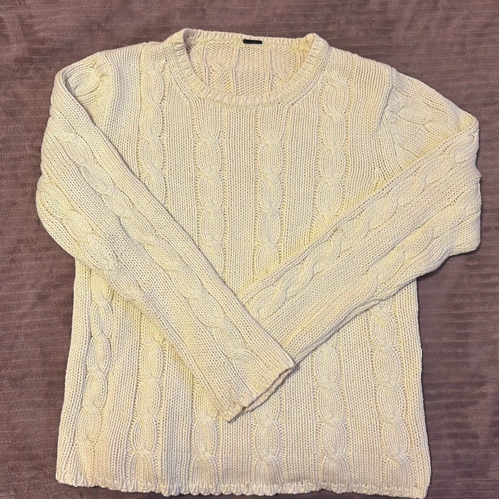 Yellow Knitted Sweater